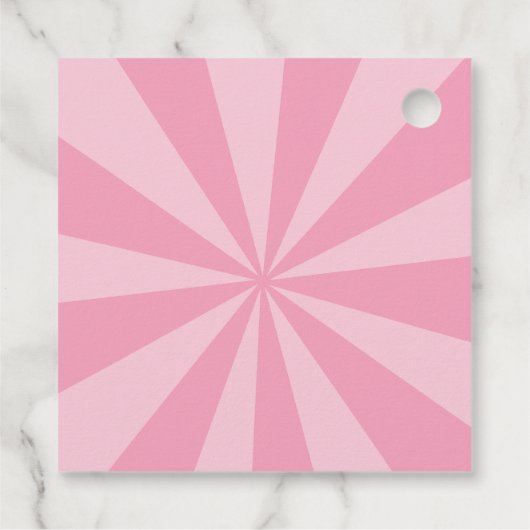 Superhero Comic Boek Stijl Meisje Verjaardag Foto Bedankjes Labels (Achterkant)