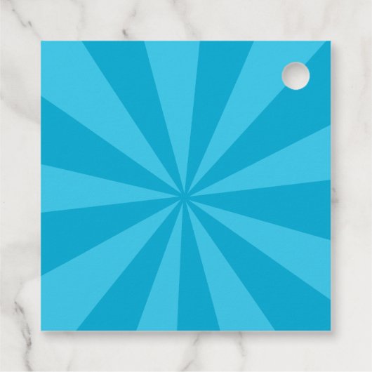 Superhero Comic Book Style Boy Verjaardagsfoto Bedankjes Labels (Achterkant)