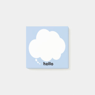 Superhero Comic Speech Bubble KAN KLEUR BEWERKEN Post-it® Notes