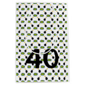 Superhero Comics 40th Verjaardag Retro Kleurrijke  Medium Cadeauzakje (Voorkant)