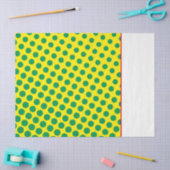 Superhero Comics Groene Gele Stippen Leuke Kinder Tissuepapier (Craft)