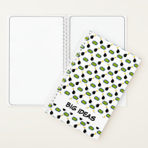 Superhero Comics Grote Ideeën Schetsboek Pow Boom Notitieboek