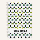 Superhero Comics Grote Ideeën Schetsboek Pow Boom  Notitieboek (Voorkant)