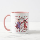 Superhero Couple Valentine Mug Mok (Links)