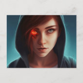 Superhero-dochterkaart Briefkaart (Voorkant)