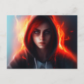 Superhero-dochterkaart Briefkaart (Voorkant)