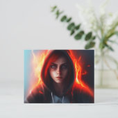 Superhero-dochterkaart Briefkaart (Staand voorkant)