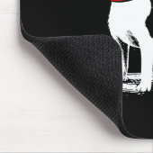 Superhero Dog Cape Illustration Funny Loyal Pet He Muismat (Hoek)