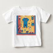 "Superhero Dreams Baby Mobile - Minimalistisch T-s (Voorkant)