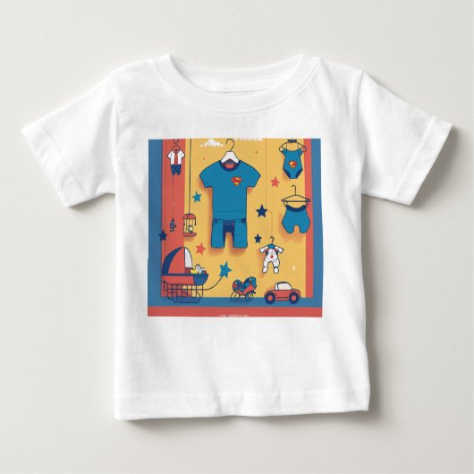 "Superhero Dreams Baby Mobile - Minimalistisch T-s (Voorkant)