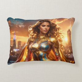 SUPERHERO - FEMALE SUPERHERO ACCENT KUSSEN