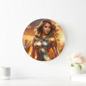 SUPERHERO - FEMALE SUPERHERO GROTE KLOK (Huis)