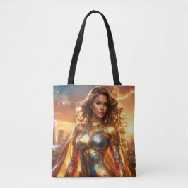 SUPERHERO - FEMALE SUPERHERO TOTE BAG