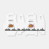 Superhero Gable Favor Box Bedankdoosjes (Uitgevouwen)