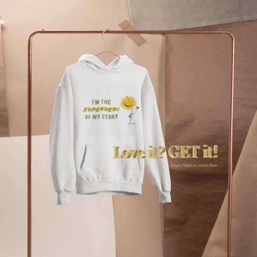 SUPERHERO Hoodie van Dichter Adiela Akoo