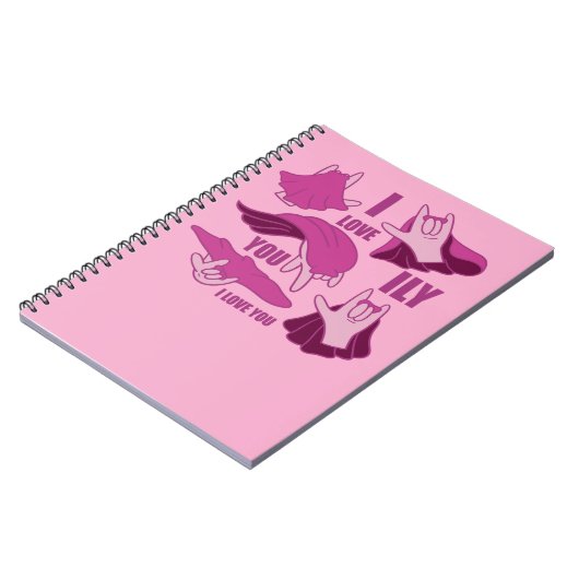 Superhero ILY - ASL Design Notitieboek (Linkerzijde)