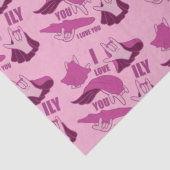 Superhero ILY - ASL Design Tissuepapier (Detail)