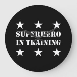 Superhero In Training Grote Klok