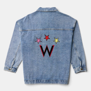 Superhero Initiaal Star personaliseren Denim Jacket