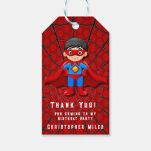 SuperHero Jongen Verjaardagsfeestje Dank u