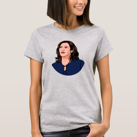 SUPERHERO KAMALA HARRIS T-SHIRT (Voorkant)