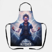 Superhero Lightning Energy Woman Schort (Voorkant)