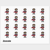 Superhero Meisje Sticker (Vel)