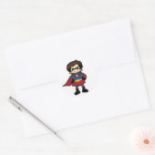 Superhero Meisje Sticker (Envelop)