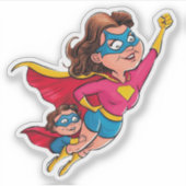 Superhero Mom Sticker (Voorkant)