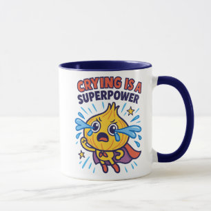 Superhero Onion-Mok Grappig Crying Power Koffie Mok