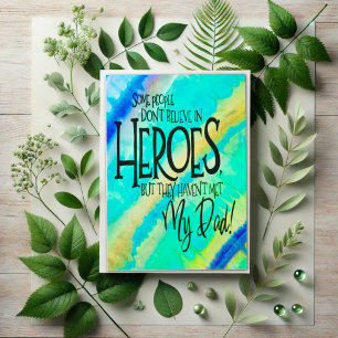SuperHero Papa Leuke Moderne Inspirivity Kaart