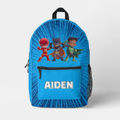 Superhero Personalised Backpack Custom Name Kids Bedrukte Rugzak (Voorkant)