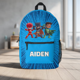 Superhero Personalised Backpack Custom Name Kids Bedrukte Rugzak