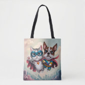 Superhero Pets Tote Bag (Voorkant)