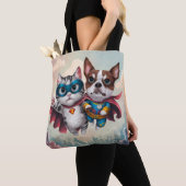 Superhero Pets Tote Bag (Dichtbij)