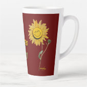 Superhero Red Latte Mok door Poet Adiela Akoo (Rechts)