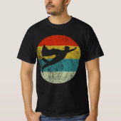 SUPERHERO retro  silhouette 70s T-shirt (Voorkant)