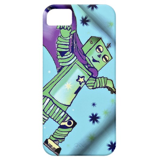 Superhero Robot iPhone Case (Achterkant)