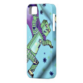 Superhero Robot iPhone Case (Achterkant Links)