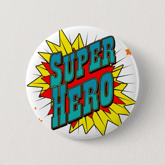 SuperHero Ronde Button 5,7 Cm (Voorkant)