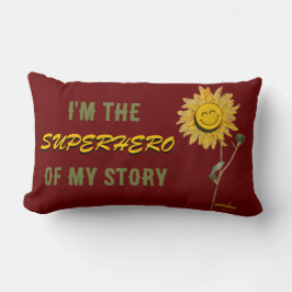 Superhero Rood Sierkussen van Adiela Akoo Kussen