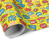 Superhero Saga: Schattigee strippatronen Cadeaupapier (Rol Hoek)