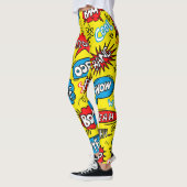 Superhero Saga: Schattigee strippatronen Leggings (Links)