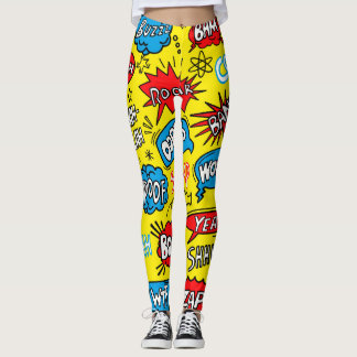 Superhero Saga: Schattigee strippatronen Leggings
