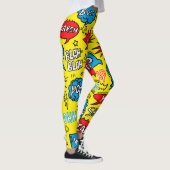 Superhero Saga: Schattigee strippatronen Leggings (Rechts)