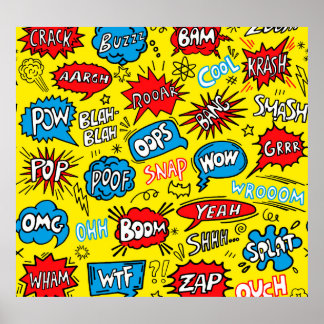 Superhero Saga: Schattigee strippatronen Poster