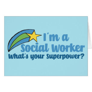 Superhero sociaal werker Kaart