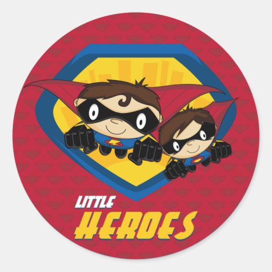 Superhero Sticker Sheet (Voorkant)
