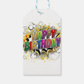 Superhero stijl cadeau Labels Cadeaulabel (Achterkant)