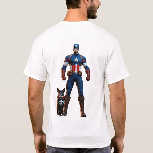 Superhero Strength T-shirt Design (Achterkant)